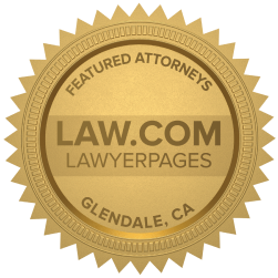 Featured Glendale CA Accident Lawyers Badge
