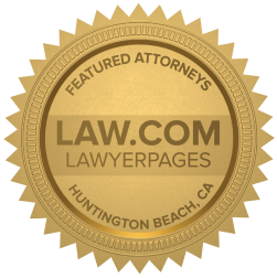 Featured Huntington Beach CA Accident Lawyers Badge