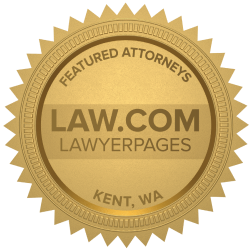 Featured Kent WA Accident Lawyers Badge