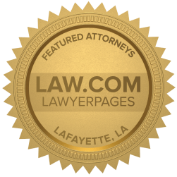 Featured Lafayette LA Accident Lawyers Badge