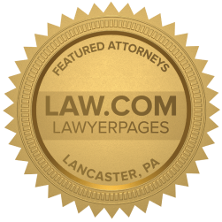 Featured Lancaster PA Accident Lawyers Badge