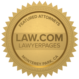 Featured Monterey Park CA Accident Lawyers Badge