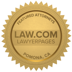 Featured Pomona, CA Car Accident Lawyers Badge