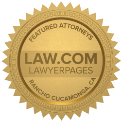 Featured Rancho Cucamonga CA Car Accident Lawyers Badge