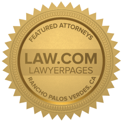 Featured Rancho Palos Verdes, CA Car Accident Lawyers Badge