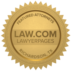 Featured Richardson TX Car Accident Lawyers Badge