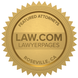 Featured Roseville CA Car Accident Lawyers Badge