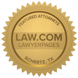 Featured Schertz, TX Car Accident Lawyers Badge