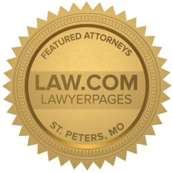 Featured St. Peters, MO Car Accident Lawyers Badge