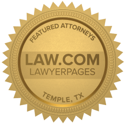 Featured Temple, TX Car Accident Lawyers Badge