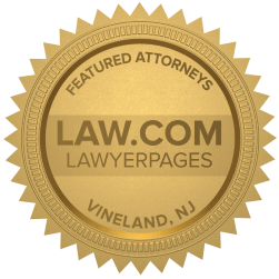 Featured Vineland, NJ Car Accident Lawyers Badge