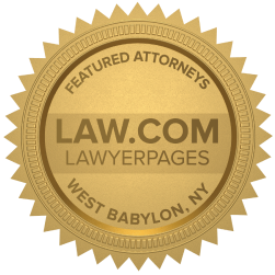 Featured West Babylon, NY Car Accident Lawyers Badge