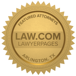Featured Arlington, TX Car Accident Lawyers Badge