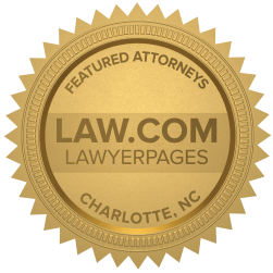Featured Charlotte, NC Car Accident Lawyers Badge