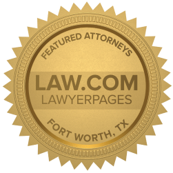 Featured Fort Worth, TX Car Accident Lawyers Badge