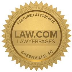Featured Greenville, SC Car Accident Lawyers Badge