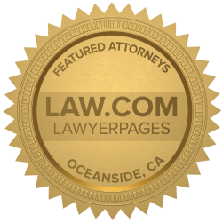 Featured Oceanside, CA Car Accident Lawyers Badge