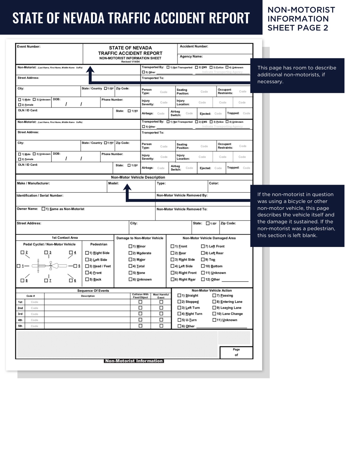 Nevada Accident Report page 6